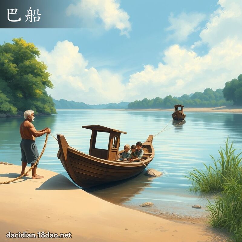 巴船 - 國語大辭典配圖