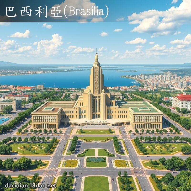 巴西利亞(Brasilia) - 國語大辭典配圖
