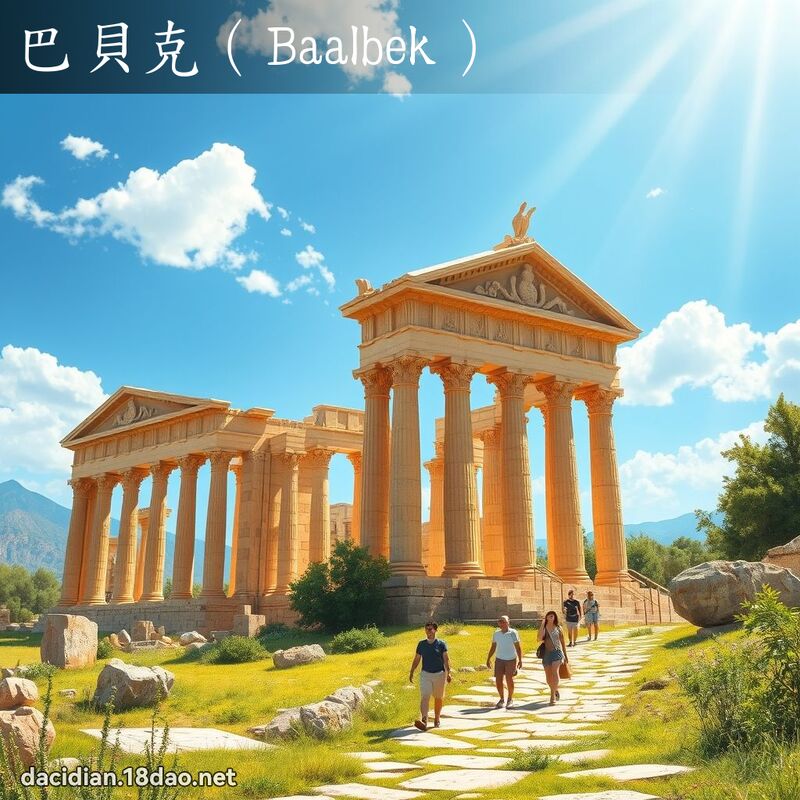 巴貝克（Baalbek） - 國語大辭典配圖