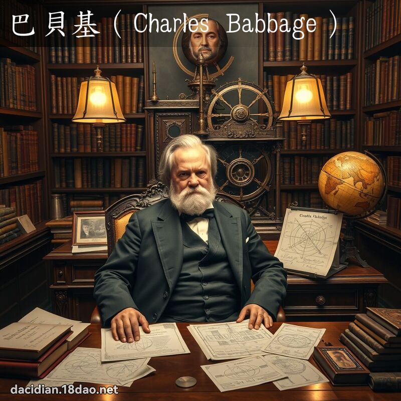 巴貝基（Charles Babbage） - 國語大辭典配圖