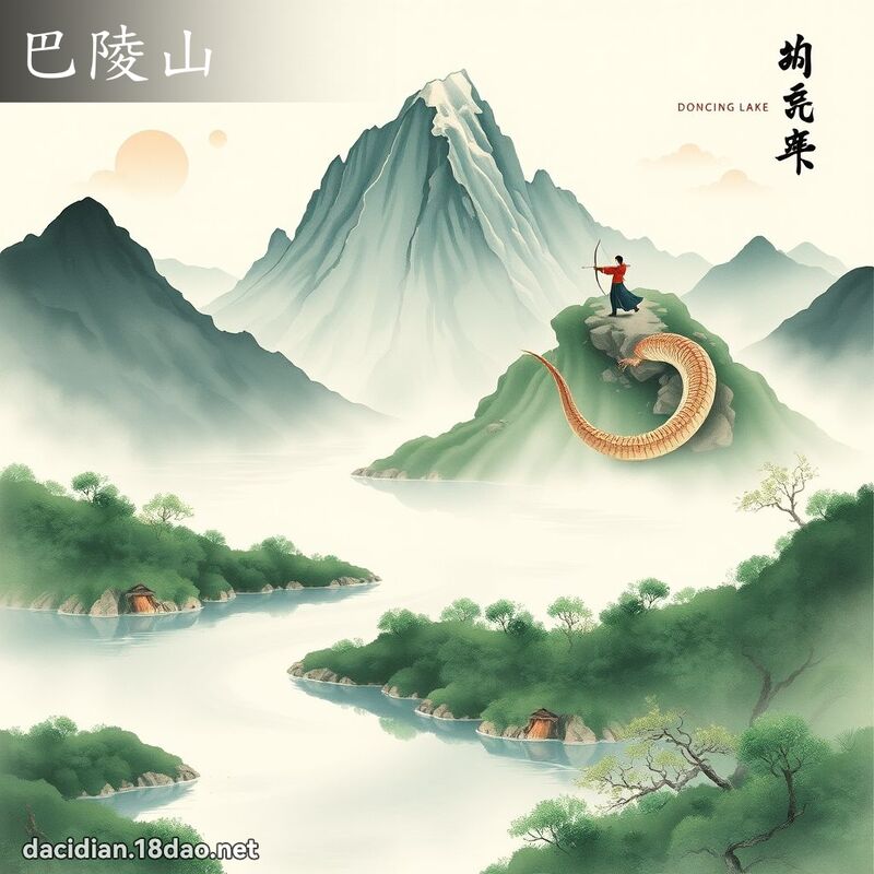 巴陵山 - 國語大辭典配圖