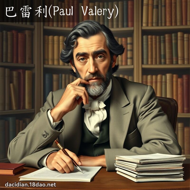 巴雷利(Paul Valery) - 國語大辭典配圖