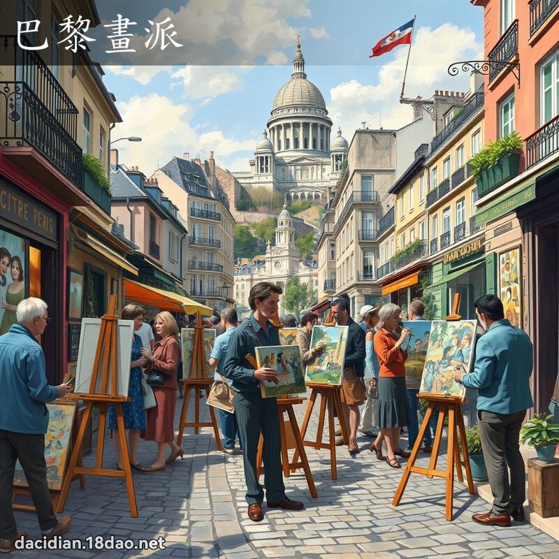 巴黎畫派 - 國語大辭典配圖