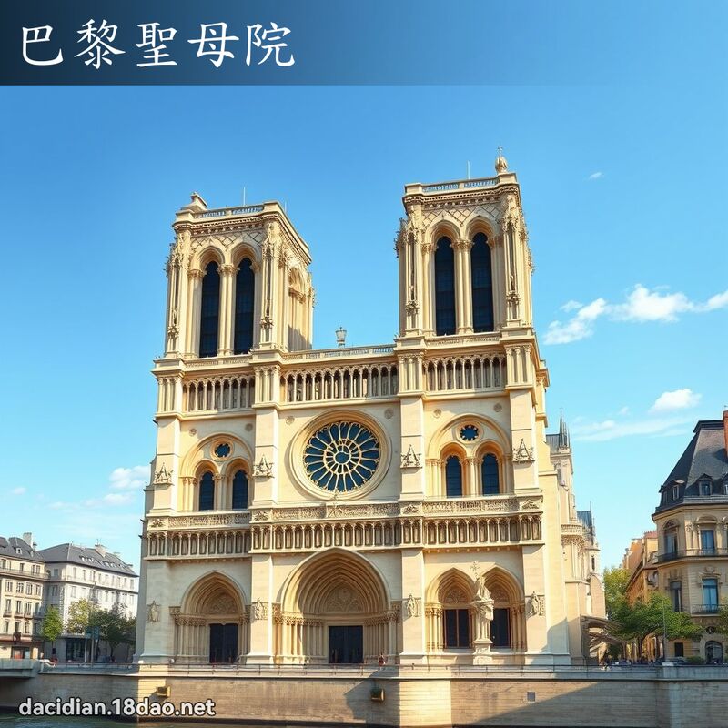 巴黎聖母院 - 國語大辭典配圖
