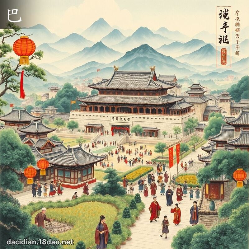 巴 - 國語大辭典配圖