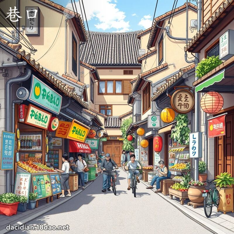 巷口 - 国语大辞典配图