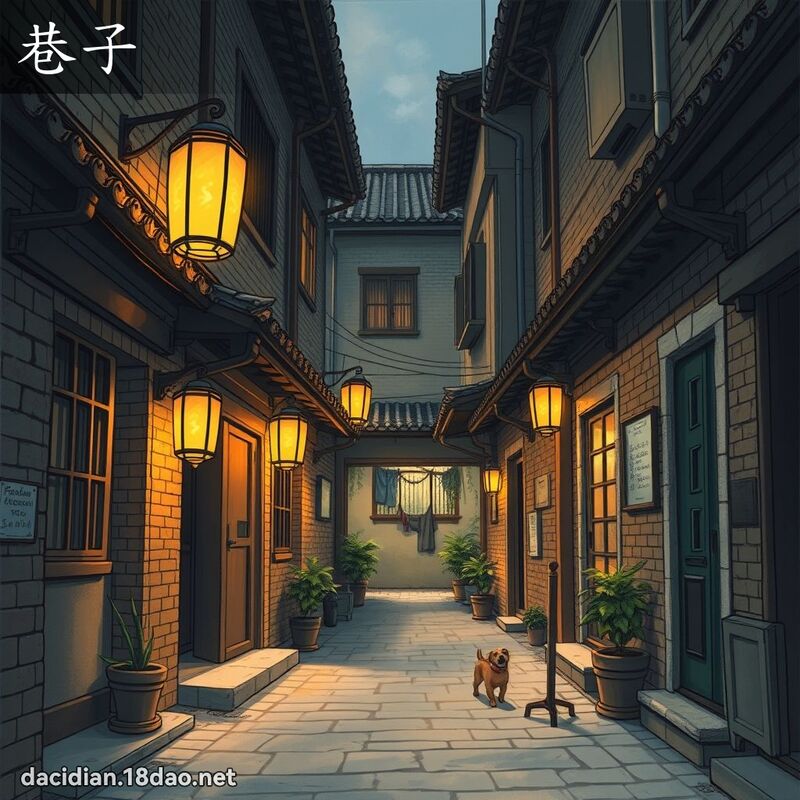 巷子 - 国语大辞典配图