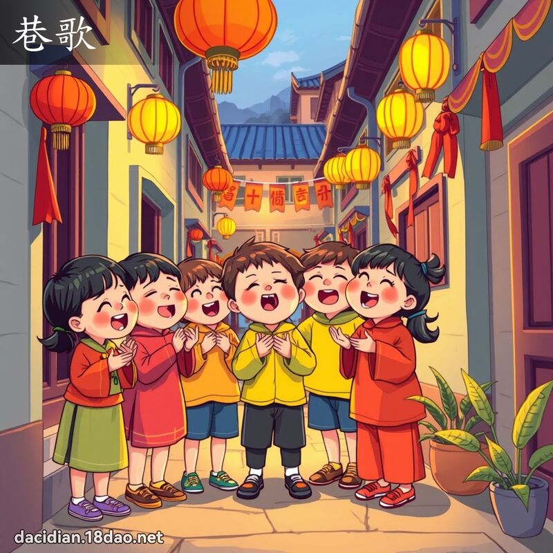 巷歌 - 国语大辞典配图