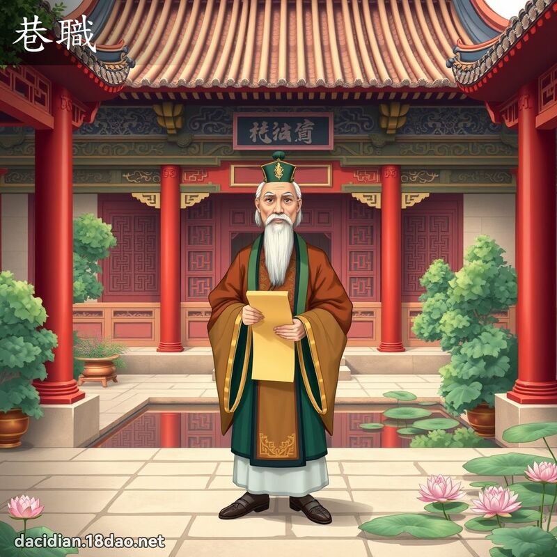 巷職 - 國語大辭典配圖