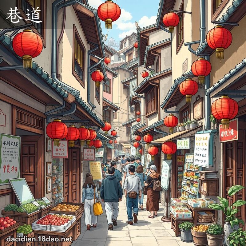 巷道 - 国语大辞典配图