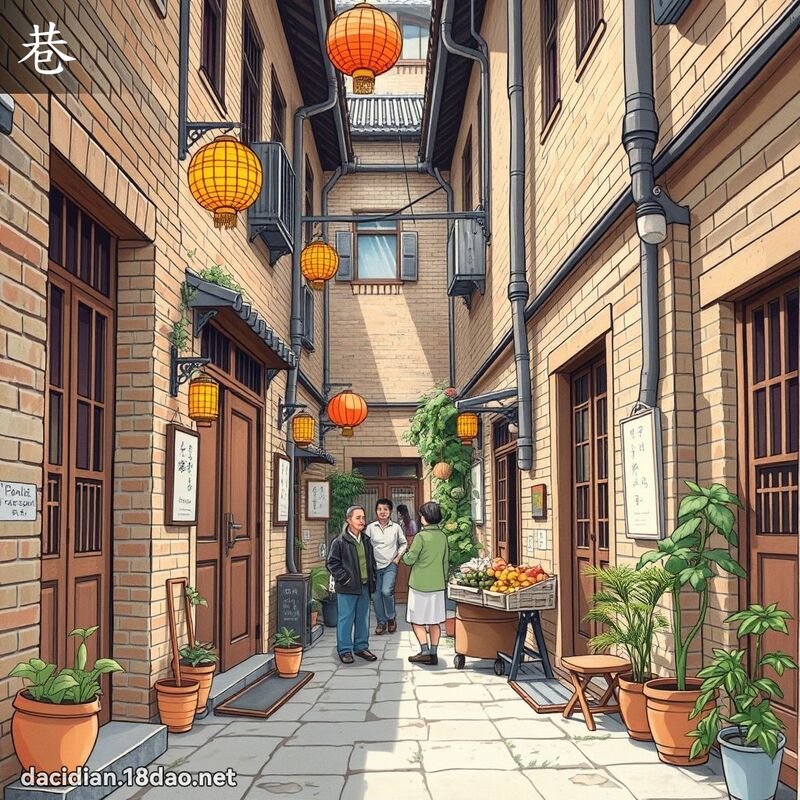 巷 - 國語大辭典配圖