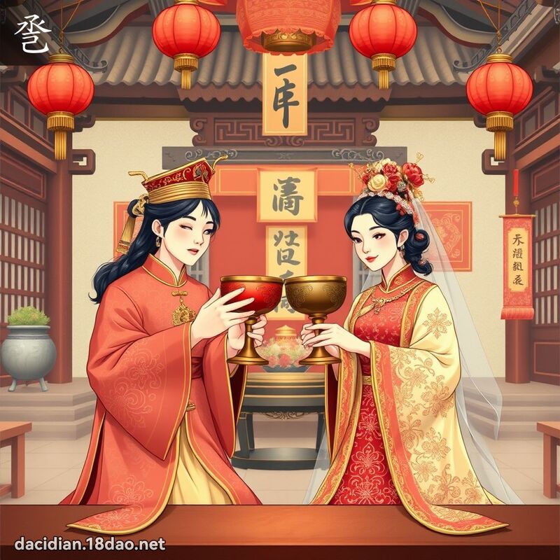 巹 - 国语大辞典配图