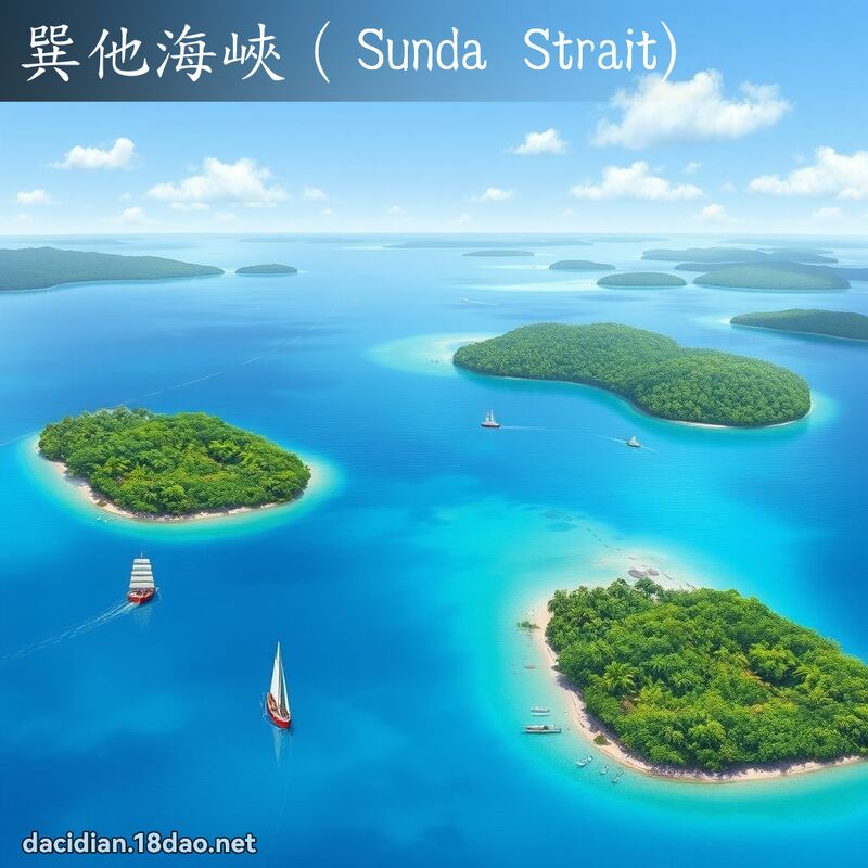 巽他海峽（Sunda Strait) - 國語大辭典配圖
