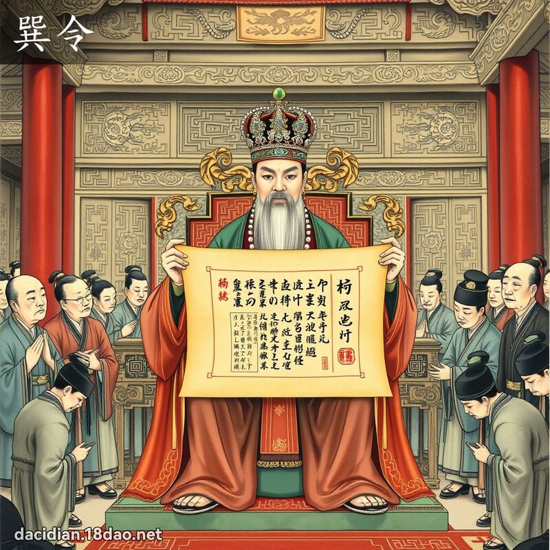 巽令 - 國語大辭典配圖