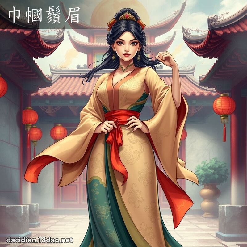 巾幗须眉 - 国语大辞典配图