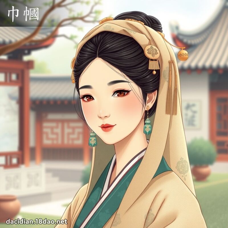 巾幗 - 國語大辭典配圖