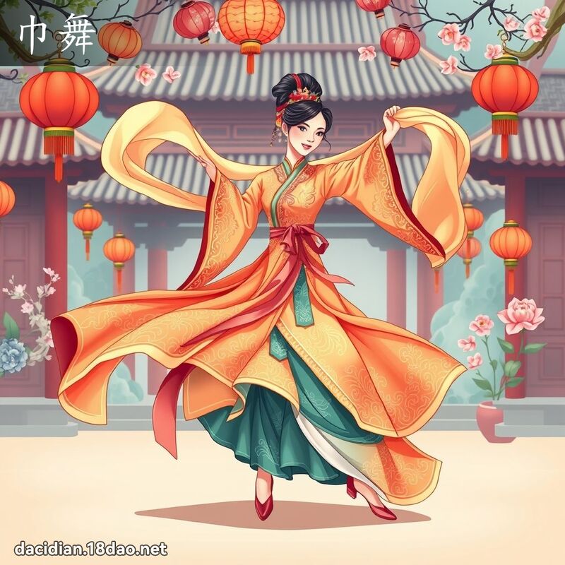 巾舞 - 国语大辞典配图
