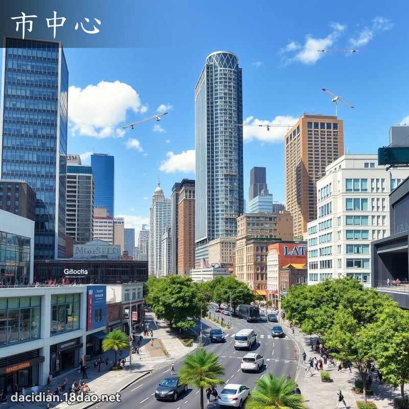 市中心 - 國語大辭典配圖