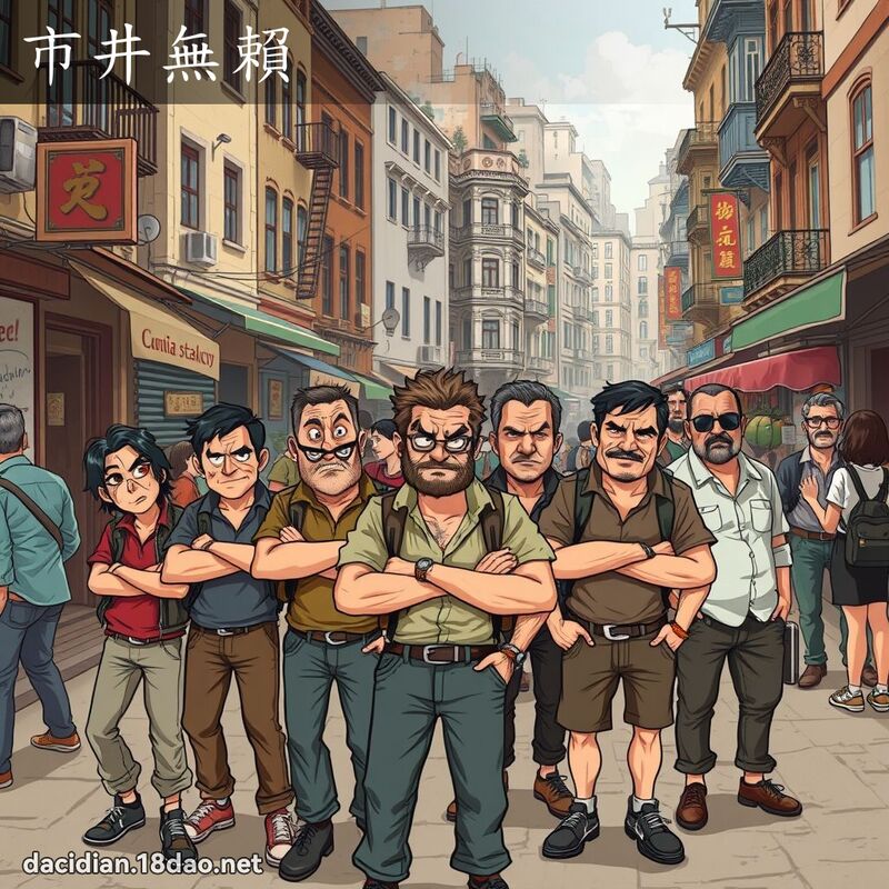 市井無賴 - 國語大辭典配圖