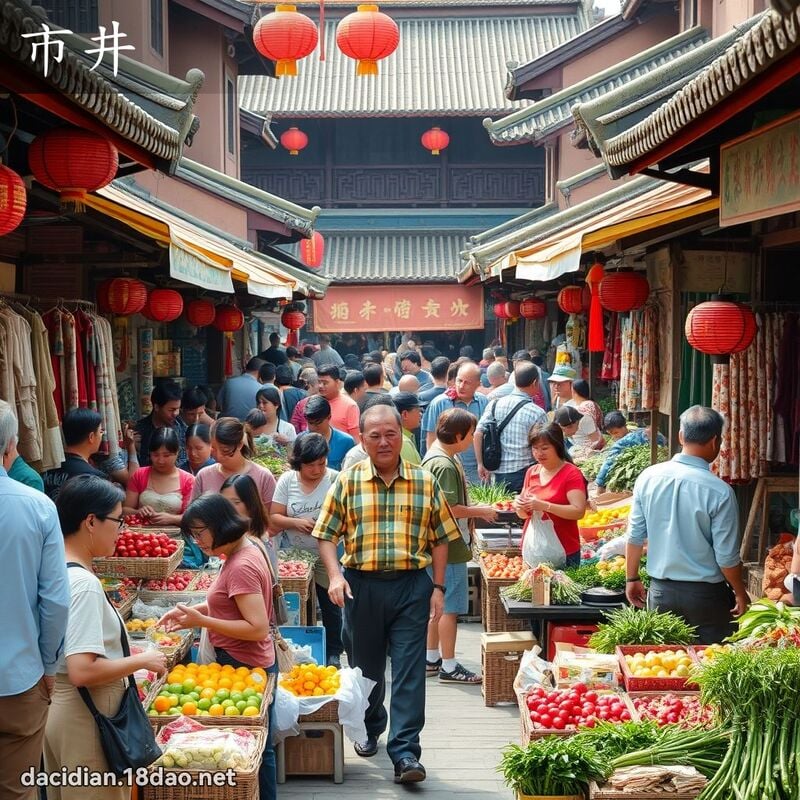 市井 - 国语大辞典配图