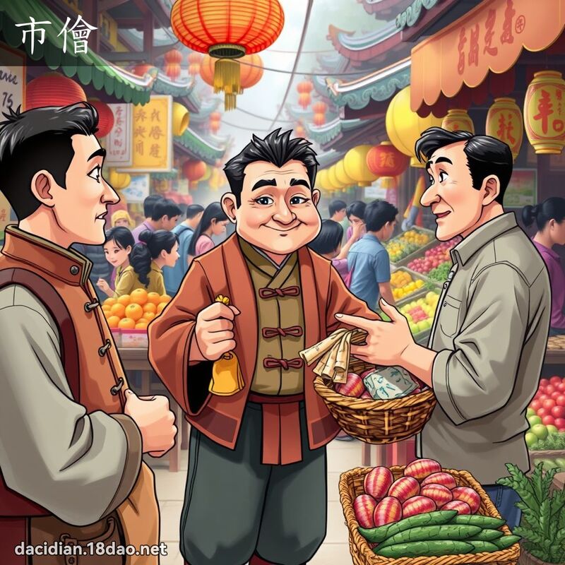 市儈 - 國語大辭典配圖