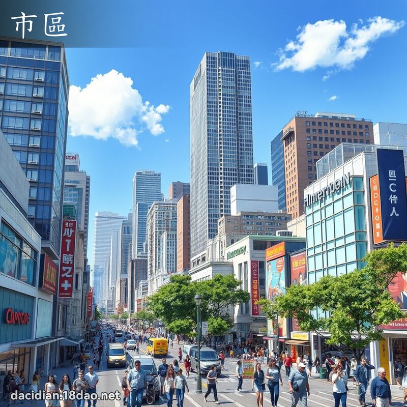 市區 - 國語大辭典配圖