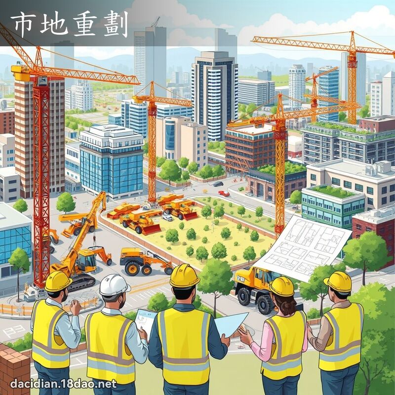 市地重劃 - 國語大辭典配圖