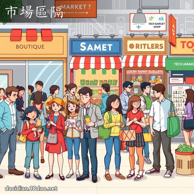 市场区隔 - 国语大辞典配图