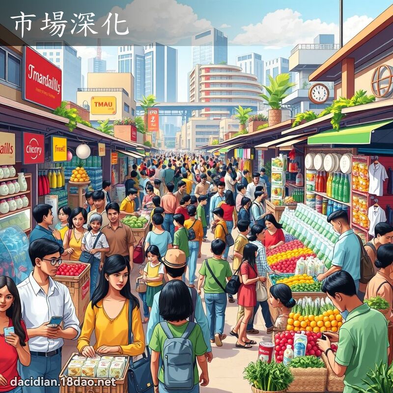 市场深化 - 国语大辞典配图