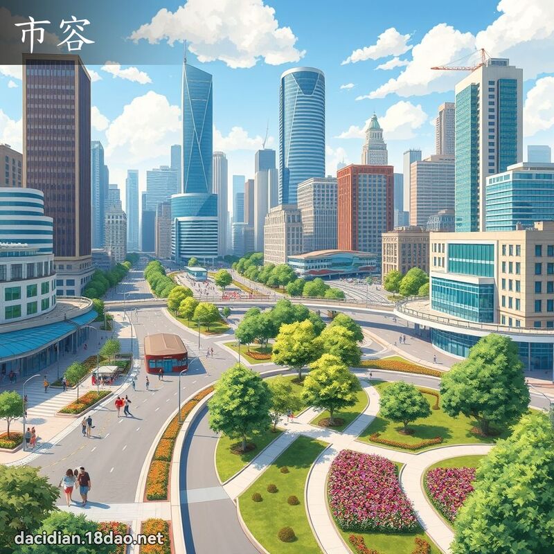 市容 - 國語大辭典配圖
