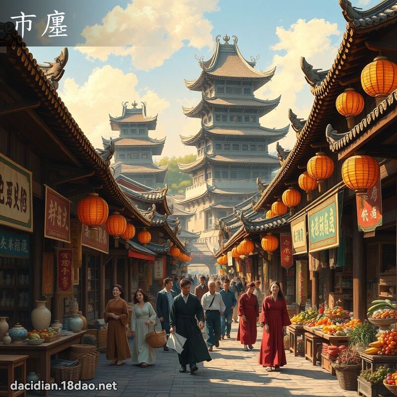 市廛 - 國語大辭典配圖