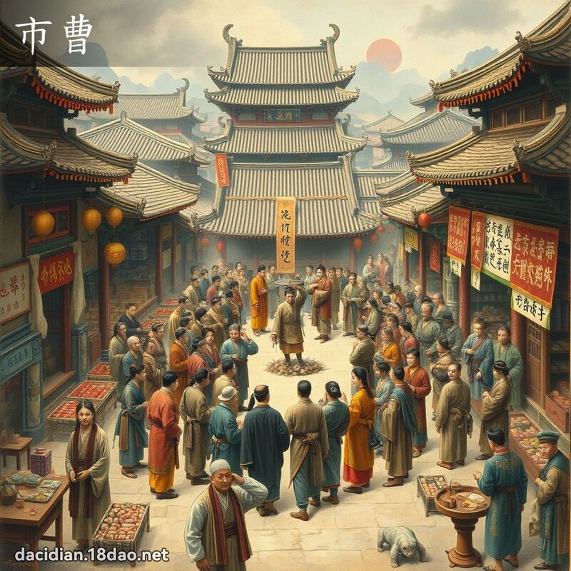 市曹 - 國語大辭典配圖