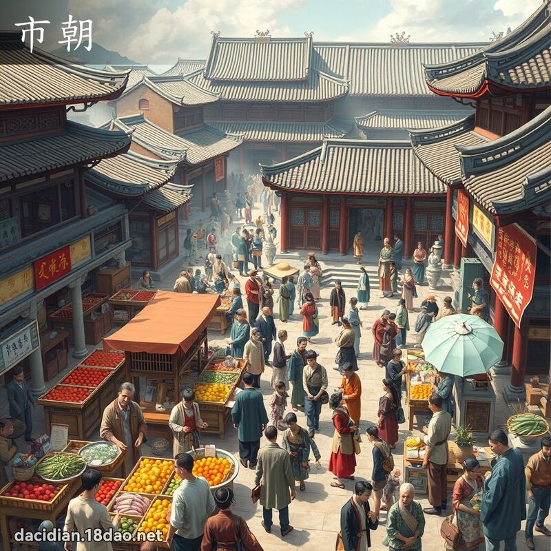 市朝 - 國語大辭典配圖