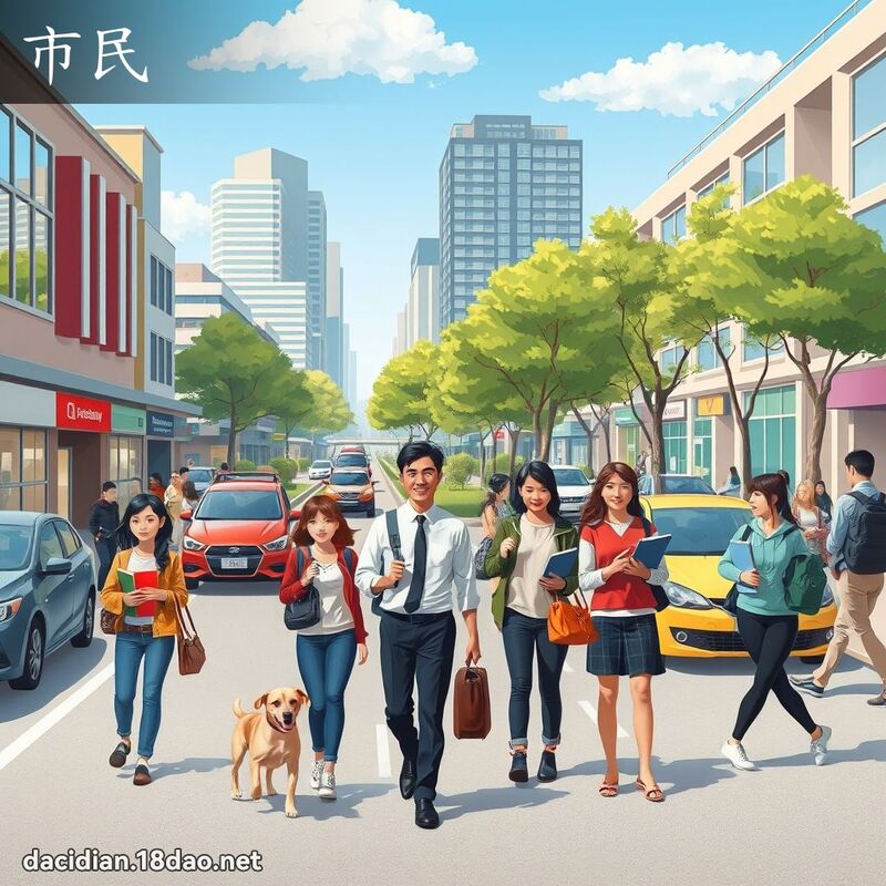 市民 - 國語大辭典配圖