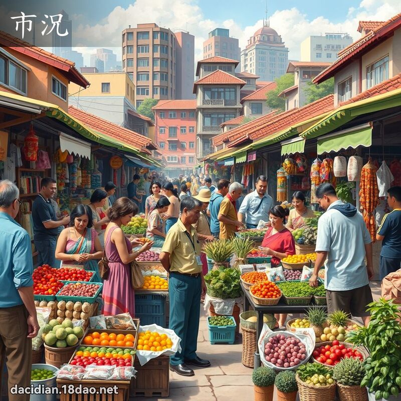市況 - 國語大辭典配圖