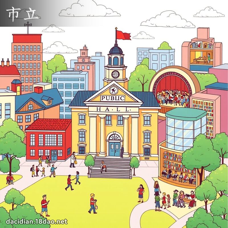 市立 - 國語大辭典配圖