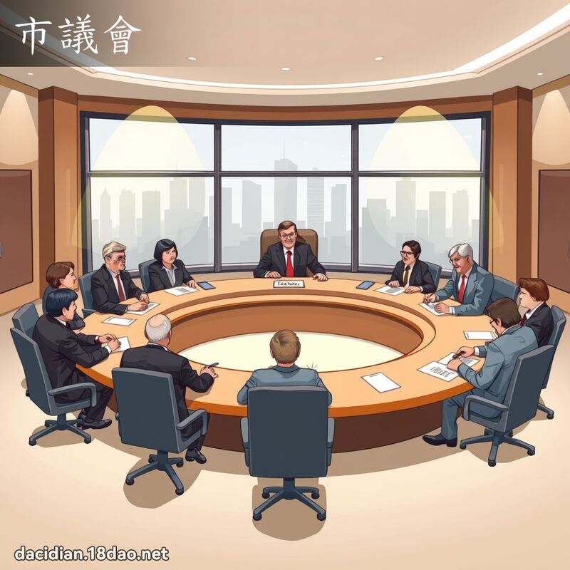 市議會 - 國語大辭典配圖