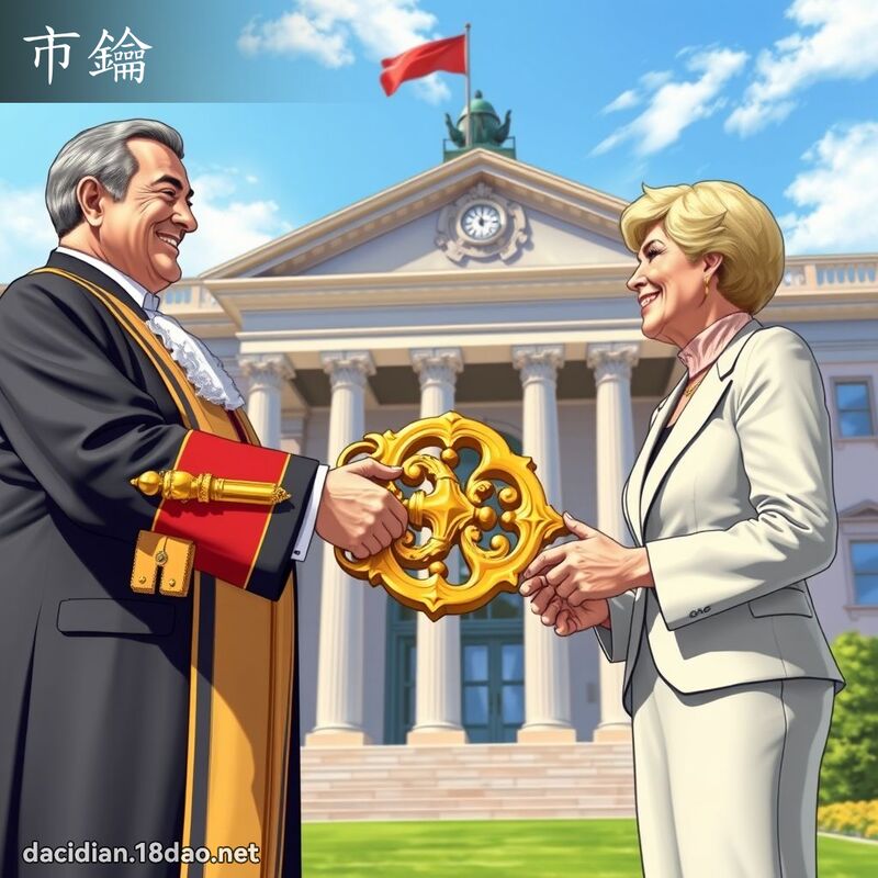 市鑰 - 國語大辭典配圖