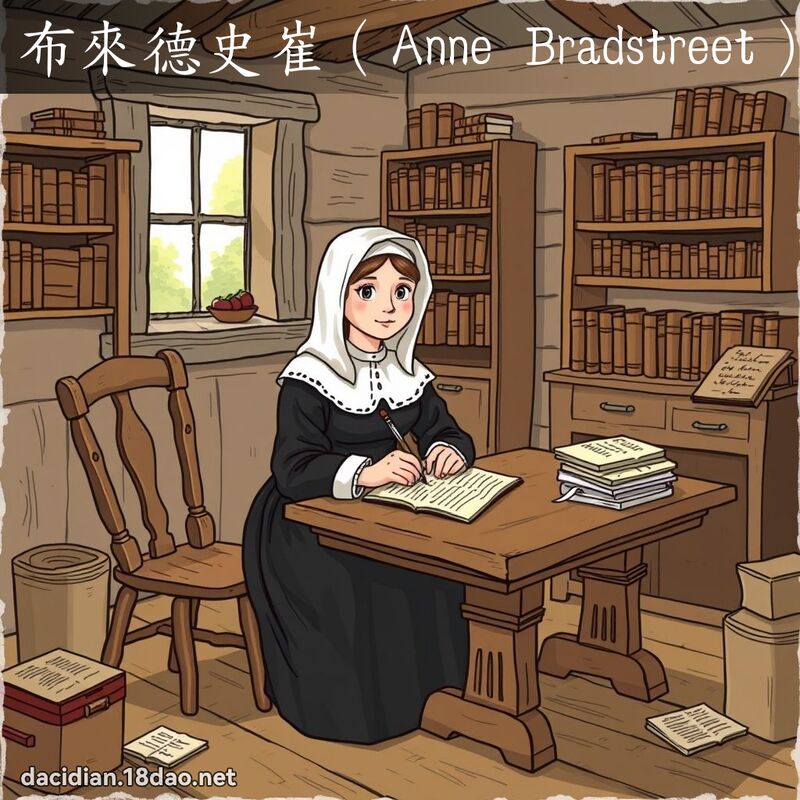 布來德史崔（Anne Bradstreet） - 國語大辭典配圖