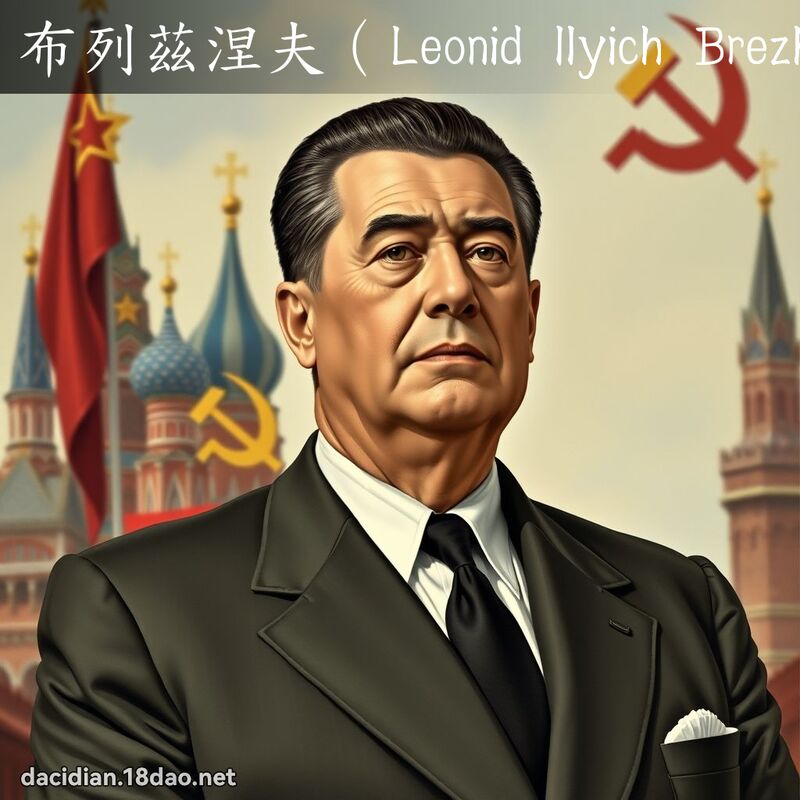 布列茲涅夫（Leonid Ilyich Brezhnev） - 國語大辭典配圖