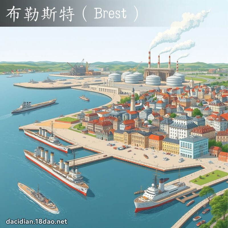 布勒斯特（Brest） - 國語大辭典配圖