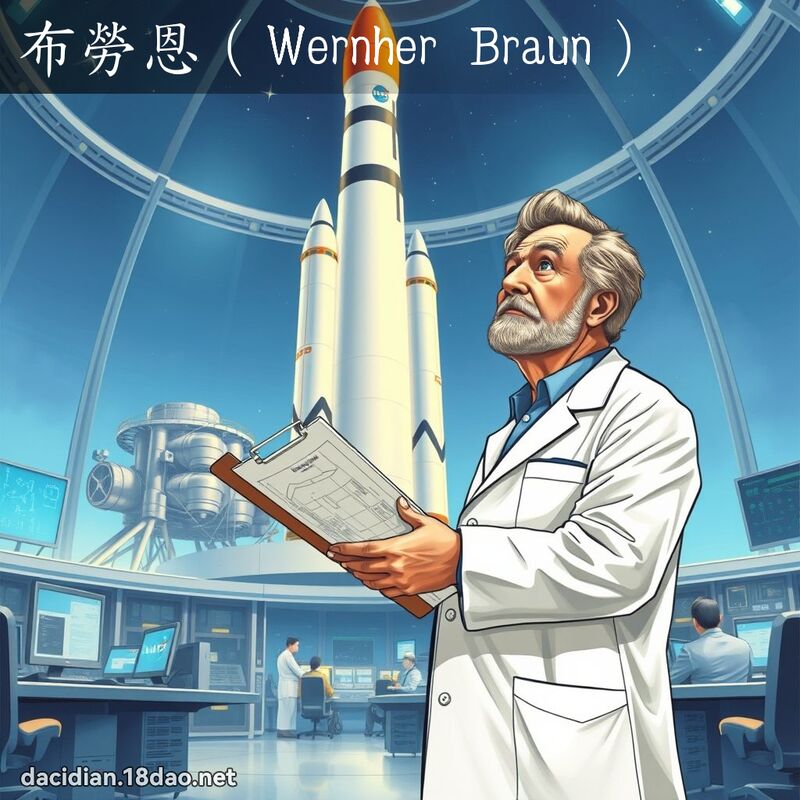 布勞恩（Wernher Braun） - 國語大辭典配圖