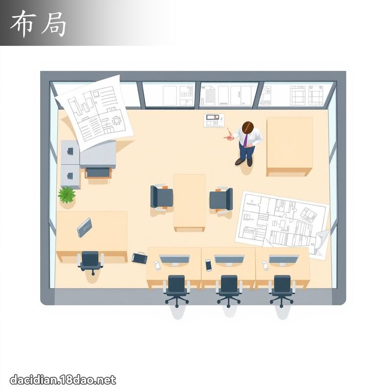 布局 - 国语大辞典配图
