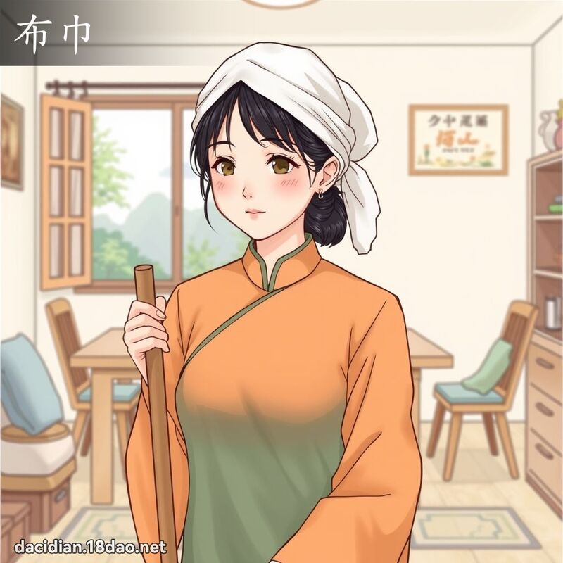 布巾 - 國語大辭典配圖