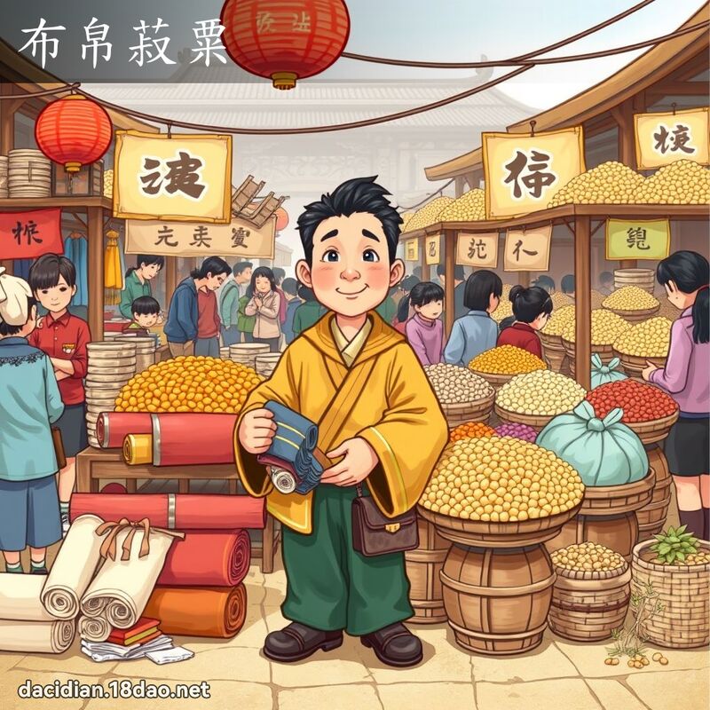 布帛菽粟 - 國語大辭典配圖