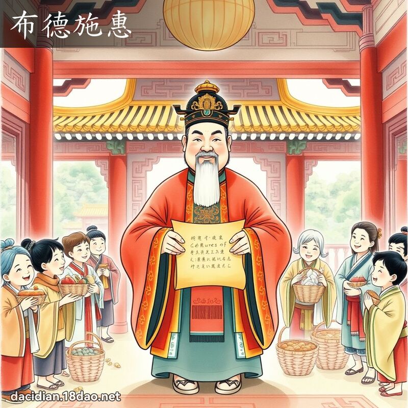 布德施惠 - 國語大辭典配圖