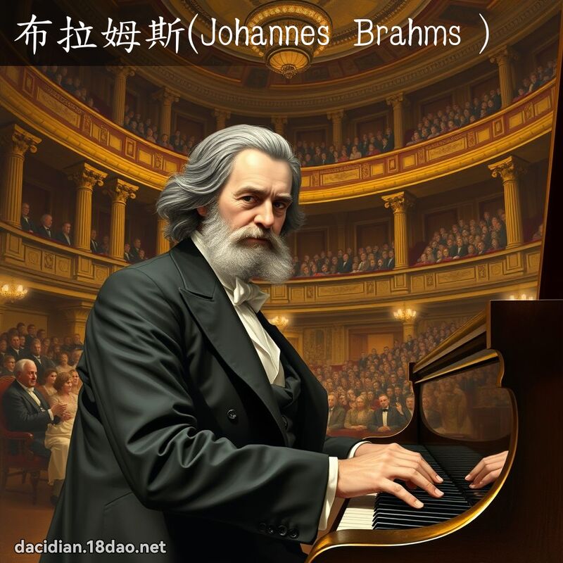 布拉姆斯(Johannes Brahms） - 國語大辭典配圖