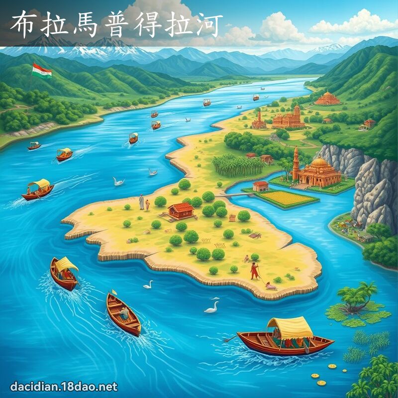 布拉马普得拉河 - 国语大辞典配图