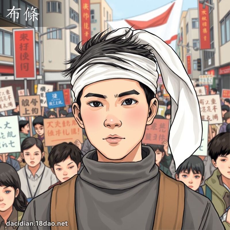 布條 - 國語大辭典配圖