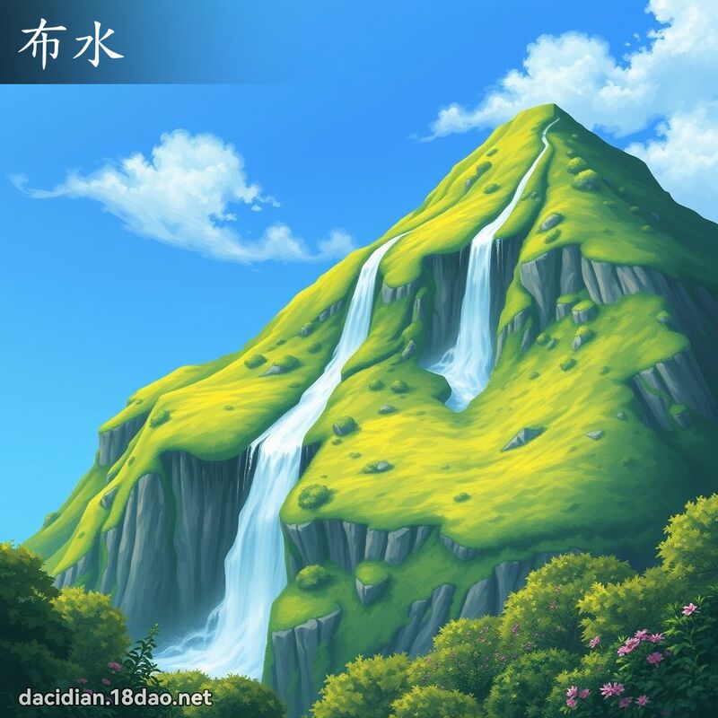 布水 - 國語大辭典配圖